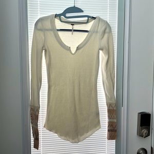 Free People thermal shirt